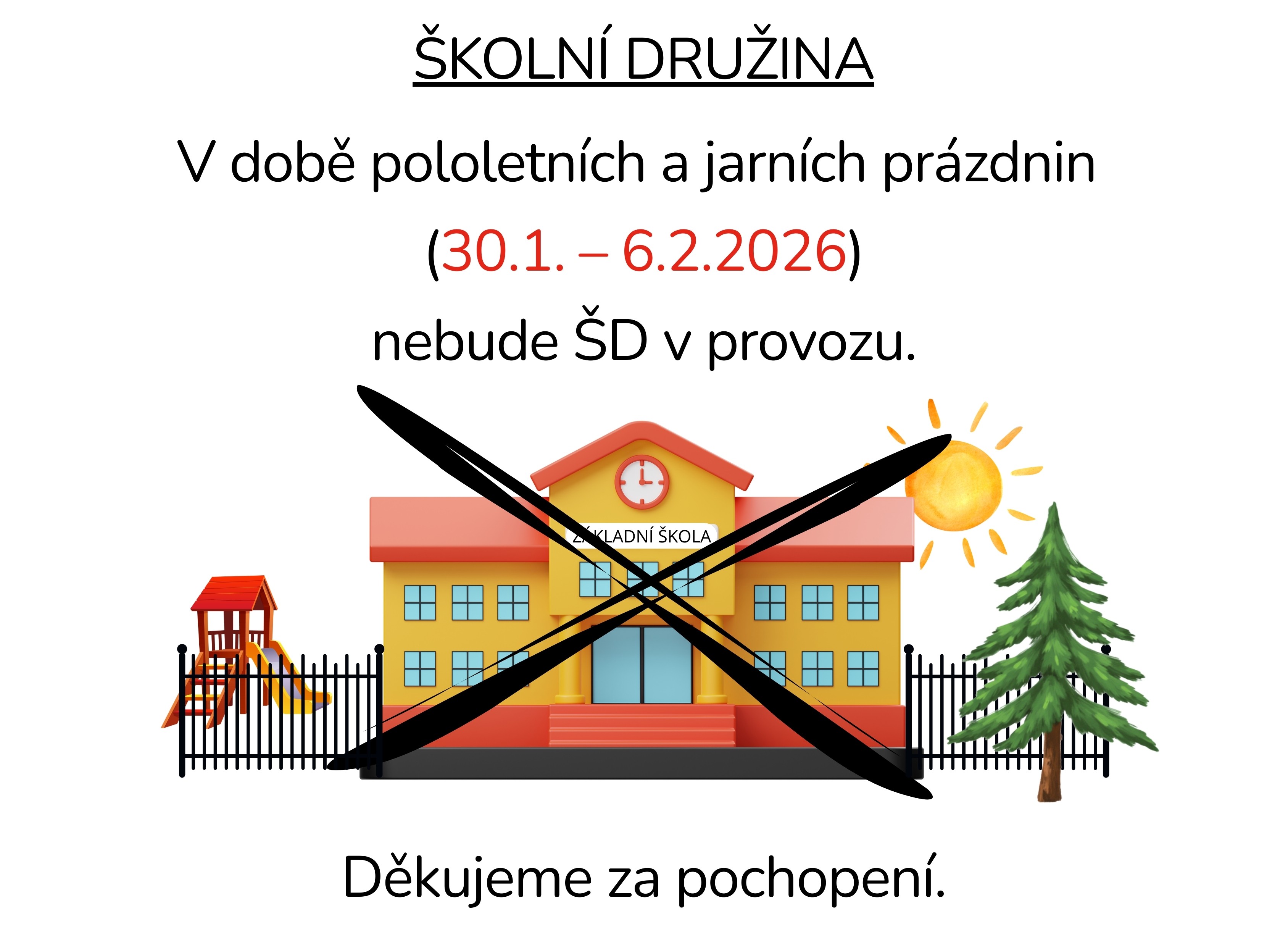 Uzavření ŠD
