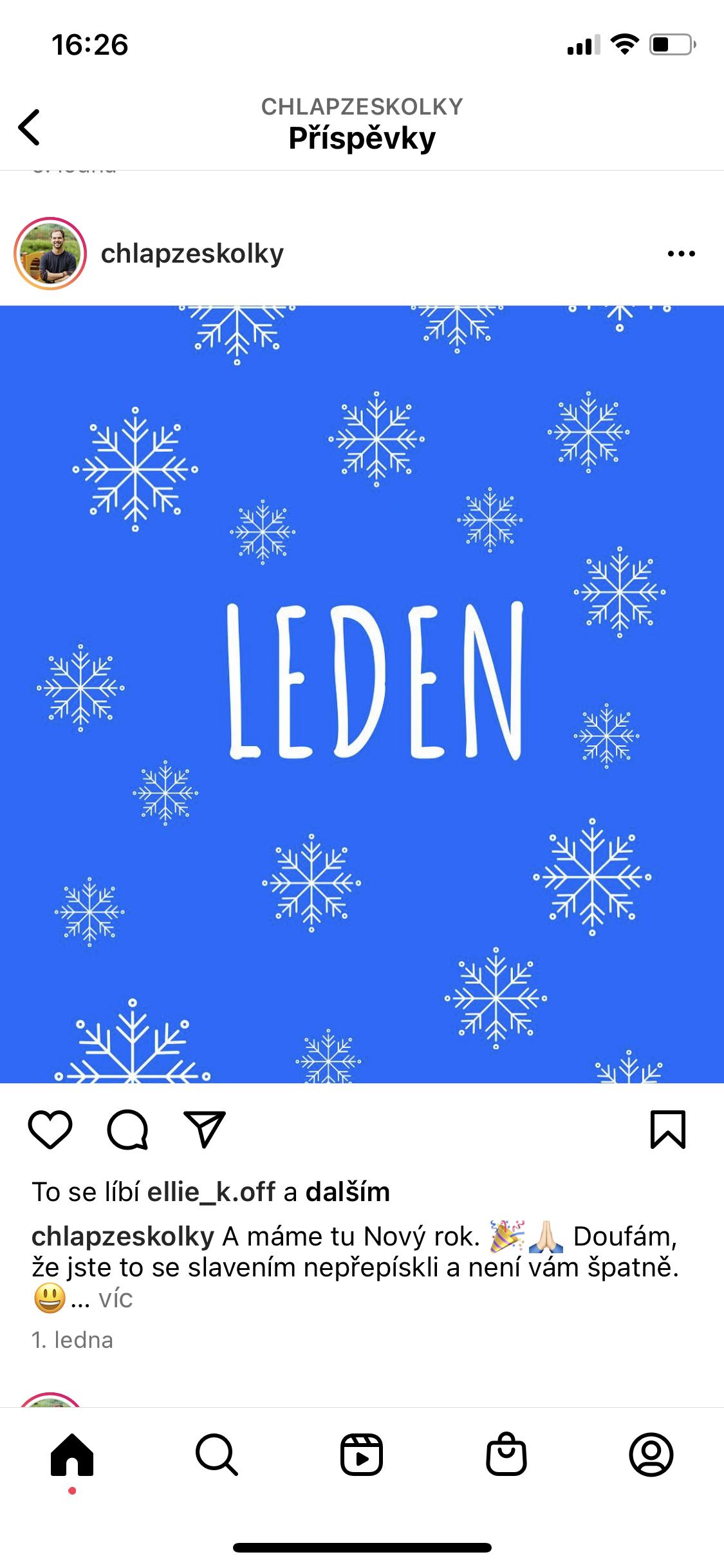Akce na měsíc LEDEN